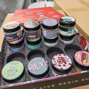 wholesale empty Backpack Boyz premium live resin sugar jars with packaging