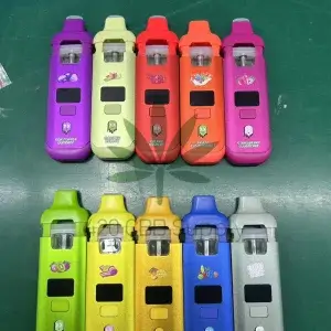 Top quality  newest Packman 2g Vape Pen Live Resin Liquid Diamonds Disposable with LED Screen