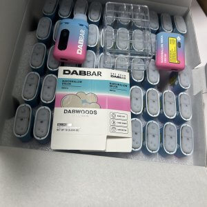 UK Hot Sale dabwoods dab bar all in one 1g disposable with screen
