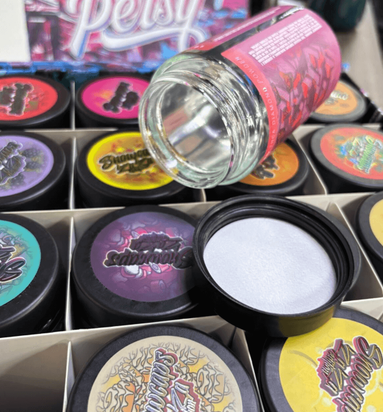 Empty Persy Snowcaps Zaza Edition Jars Packaging for Weeds 16 Flavors 1 Oz - Image 4