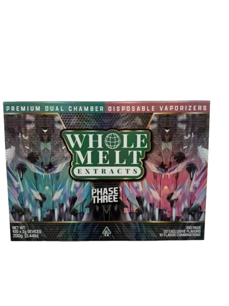 Whole Melt Dual Chamber Phase 3 Disposable 2g Empty Wholesale