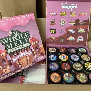 Wholesale Empty Whole Melt Extracts Sprinklez Edition Live Resin Sugar 16oz Jar