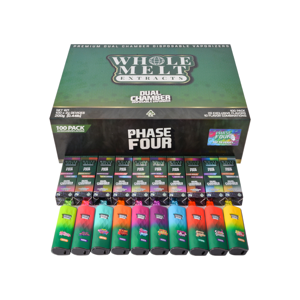 Whole Melt Dual Chamber Phase 4 V9 Disposable 2g Empty Wholesale - Image 2